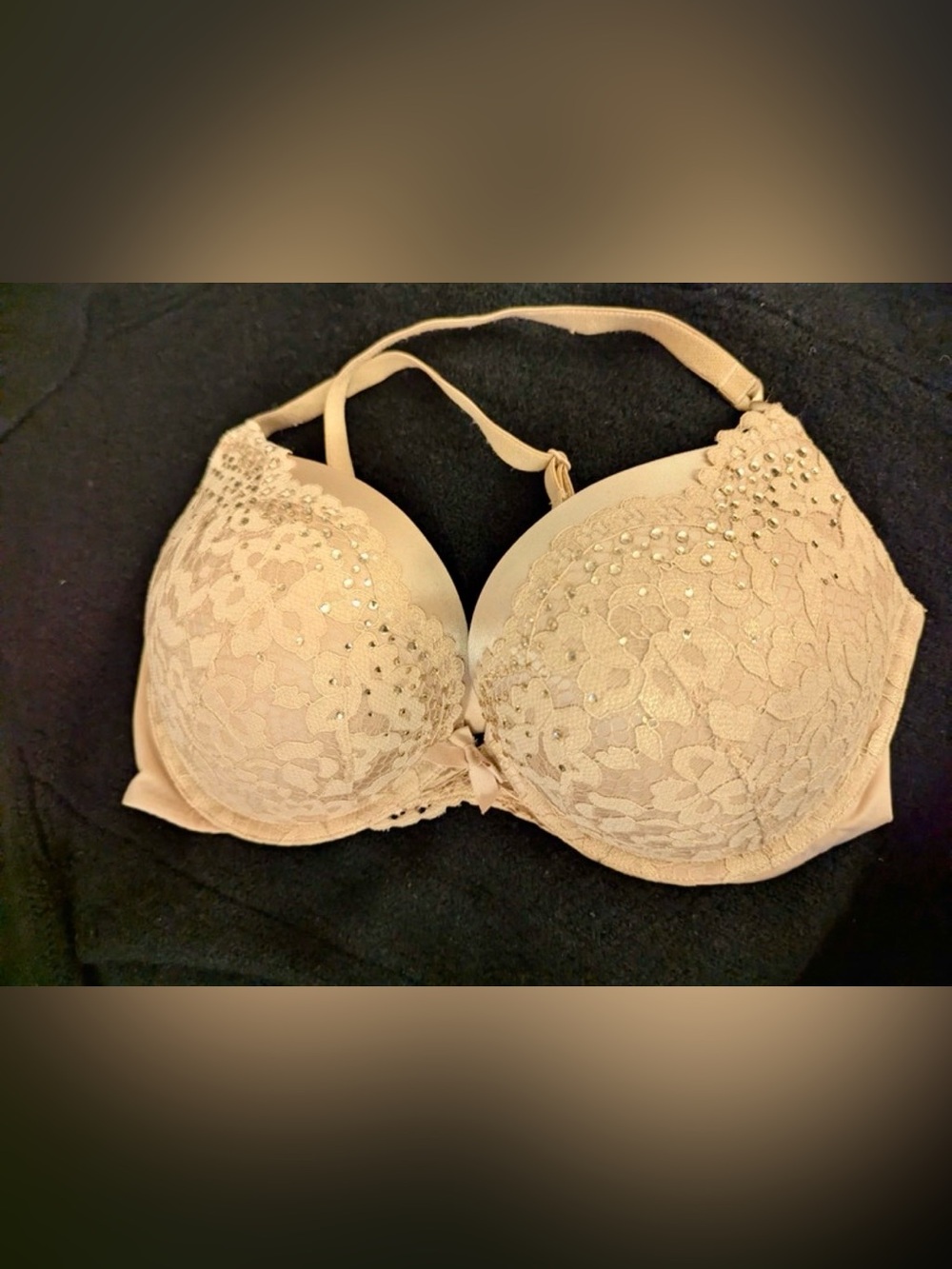 2013 Victoria’s Secret Very Sexy Shimmer Lace Bombshell Plunge Push Up Bra 38C